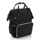 B-Ware Little One Wickelrucksack Tasche Babytasche Schwarz Melange Faltbare Unterl33