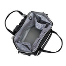B-Ware Little One Wickelrucksack Tasche Babytasche Schwarz Melange Faltbare Unterlage