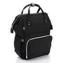 B-Ware Little One Wickelrucksack Tasche Babytasche Schwarz Melange Faltbare Unterlage