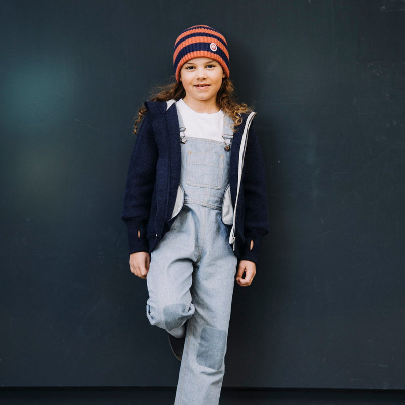 Kids denim dungarees