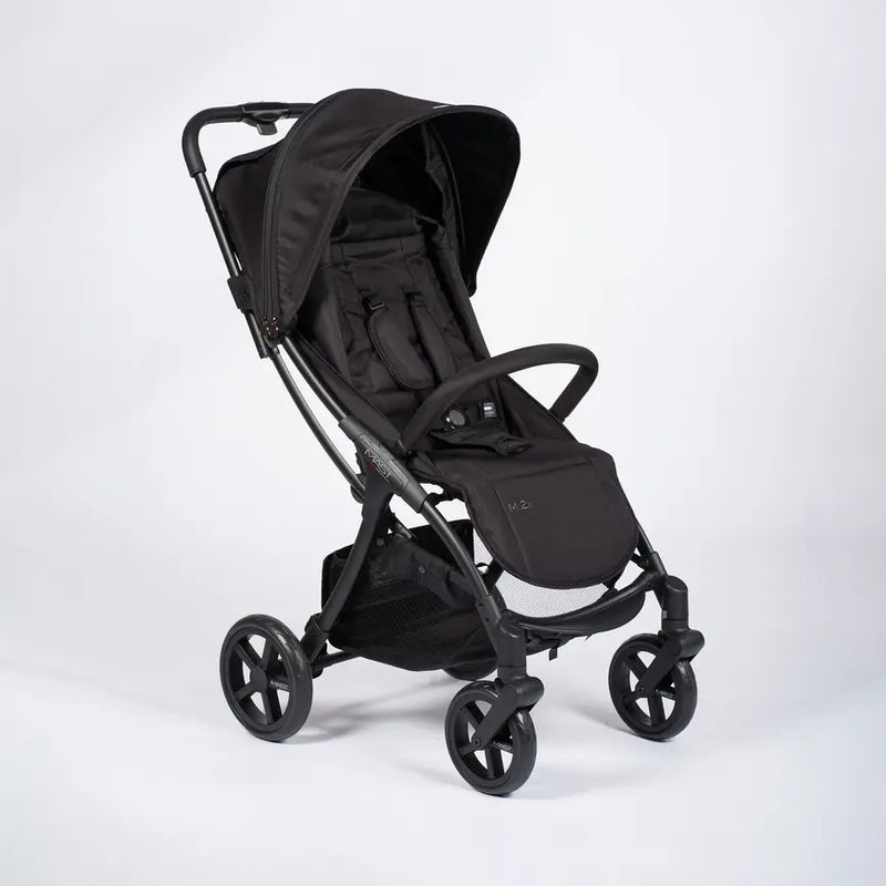 B-Ware Mast Kinderwagen Buggy M2x Onyx Allradfederung Einkaufskorb Babywanne Option