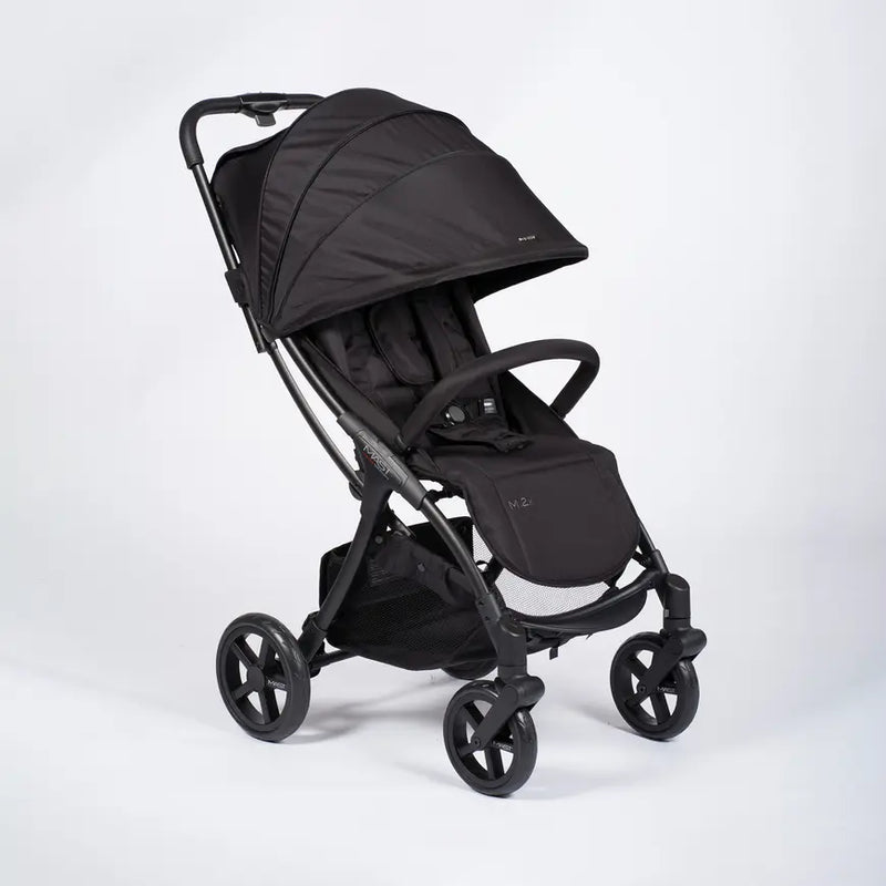 B-Ware Mast Kinderwagen Buggy M2x Onyx Allradfederung Einkaufskorb Babywanne Option