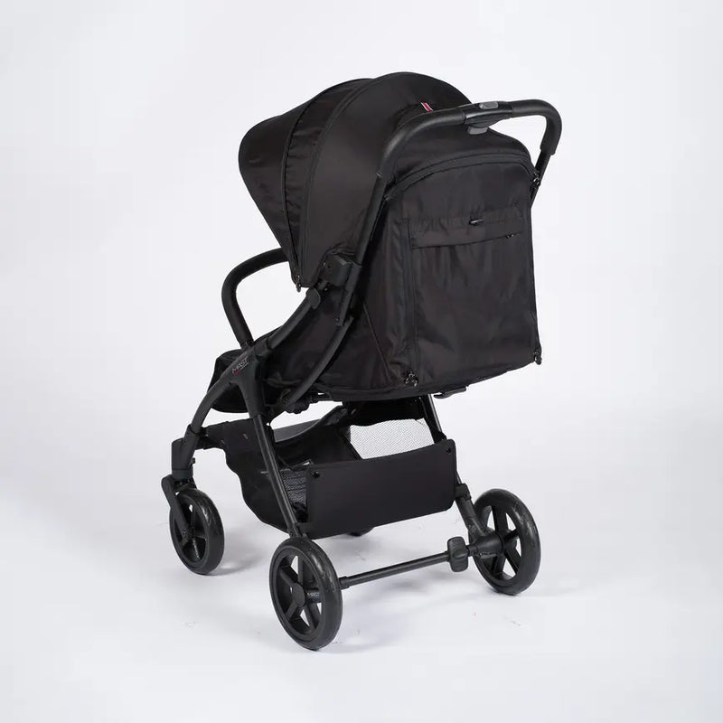 B-Ware Mast Kinderwagen Buggy M2x Onyx Allradfederung Einkaufskorb Babywanne Option