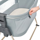 B-Ware Maxi Cosi Beistellbettchen Babybett Tori Beyond Grey Höhenverstellbar Reisebett