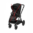 B-Ware Maxi Cosi Premi Oxford Plus Kombikinderwagen Buggy Twillic Black Siehe Text/Foto