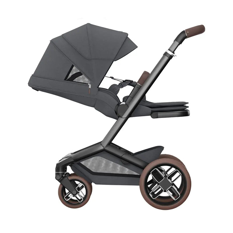 maxi cosi mit rädern Maxi Cosi Fame Kombikinderwagen Twillic Graphite – All-Terrain & Komfort