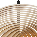 B-Ware Maytoni Hängeleuchte Pendelleuchte ø60cm Kugellampe Roots Holz Schwarz