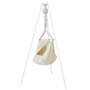 Membantu Federwiege Set Babywiege Motor Natur Ständer Federwiege Komplettset B-Ware