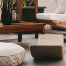 B-Ware Meow Baby Balance Board Wippe Kinderbrett Beige Filz Holz 80x30 Cm Bis 200 Kg