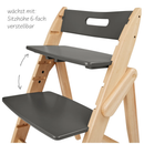 B-Ware Moji Yippy Hochstuhl Klappsitz Hochstuhl Kinderstuhl Yippy Tune Stone