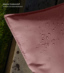 B-Ware Mokebo Outdoor Kissenbezug ‘Die Auszeit’ Balkon Koralle 45x45cm Outdoorstoff