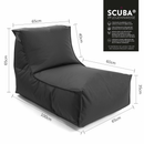 B-Ware Mokebo Sitzsack Beanbag Liege Relaxliege Der Sundowner Indoor Outdoor Anthraz828