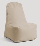 Mokebo Sitzsack Outdoor Kissen 'Der Däumchendreher' Outdoorstoff Beige Khaki 065 B-Ware