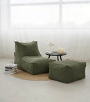 B-Ware Mokebo Sitzsack Bean Bag Bodenkissen Eps Perlen Füllung Wohnzimmer Grün756