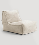 B-Ware Mokebo Sitzsack Bodenkissen 'Der Gelassene' Mit Füllung Cord Stoff Beige