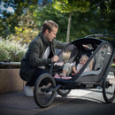 Hamax Fahrradanhänger Cocoon für zwei Kinder