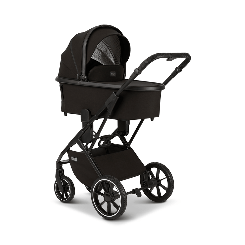 B-Ware Moon Piú Black Kinderwagen Reisebuggy Babywagen Buggy Schwarz Faltbar