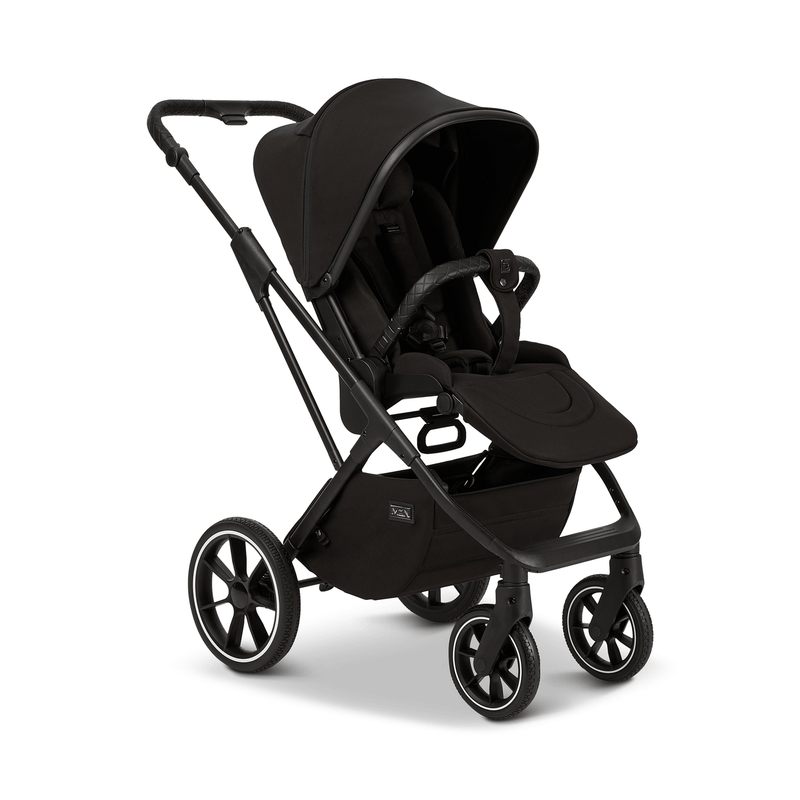 B-Ware Moon Piú Black Kinderwagen Reisebuggy Babywagen Buggy Schwarz Faltbar