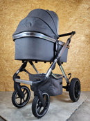 Moon - Scala - Kombikinderwagen (liegewanne und Sportsitz) - Grau in Gutem Zustand am Besten Kinderwagen 6 Kostenloser