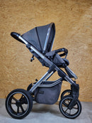 Moon - Scala - Kombikinderwagen (liegewanne und Sportsitz) - Grau in Gutem Zustand am Besten Kinderwagen 4 Kostenloser