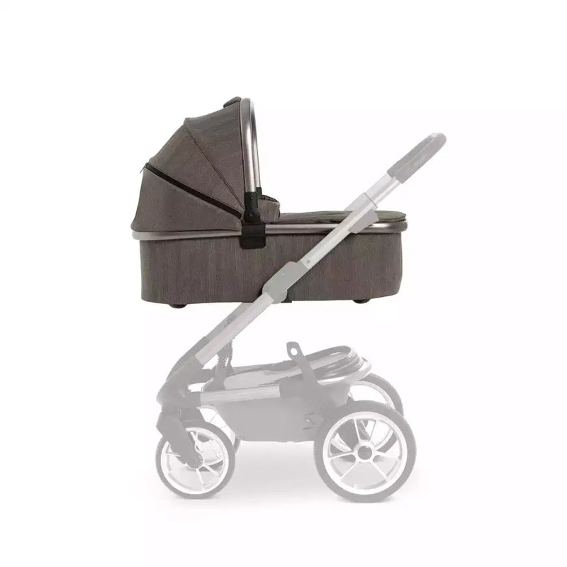 B-Ware Moon Wanne Solitaire Babywanne Aufsatz Kinderwagen Grau Träumeland Matratze