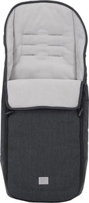 B-Ware Mutsy Bv Kinderwagen Buggy Icon Fußsack Vision Twilight Blue Fleecefutter Blau