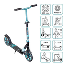 B-Ware Muuwmi Scooter Roller Kickboard Kinderfahrzeug Deluxe Cityroller Tretroller K138