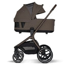 B-Ware My Junior Kinderwagen Buggy Mavi 2in1 Mocca Brown Braun Babywanne Sportsitz Korb
