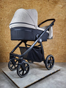 My Junior Vita Hope Kinderwagen - Schwarz mit beigem Verdeck in gutem Zustand