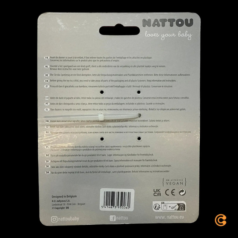 B-Ware Nattou Mini Spieluhr Musikspielzeug Krokodil Stofftier Romeo Jules Sally 20 Cm