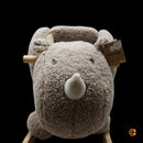 B-Ware Nattou Schaukeltier Wipptier Teddy Nashorn Taupe Kinder Schaukelspielzeug