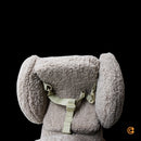 B-Ware Nattou Schaukeltier Wipptier Teddy Nashorn Taupe Kinder Schaukelspielzeug