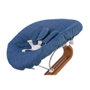 B-Ware Nomi Baby Matratze Bettauflage Premium Denim/Stripes Wippenauflage Polster