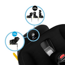 B-Ware Maxi Cosi Kindersitz Autositz Emerald 360 Pro Sitz Sitzerhöhung Kinder Schwarz