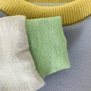 kronjuwel Wollpullover Größe 92 hellblau grau bunt Upcyling