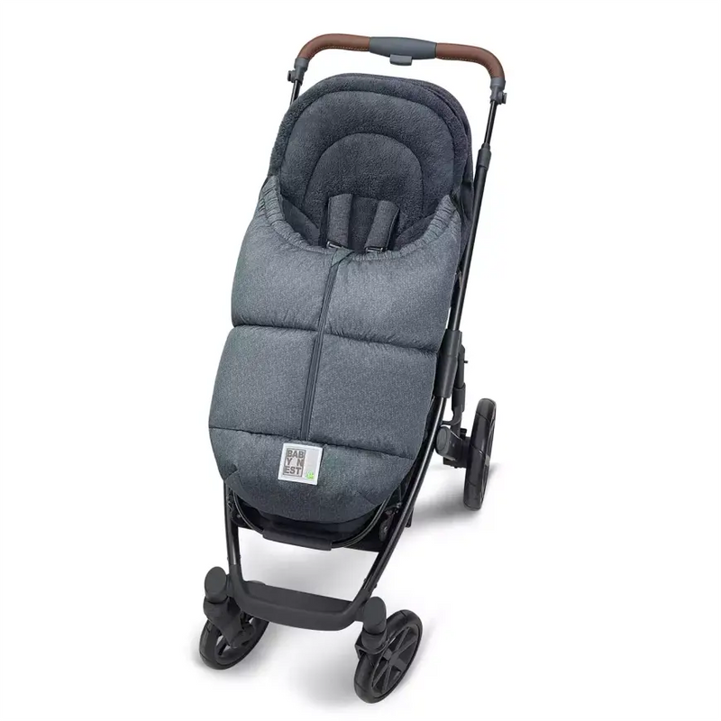 B-Ware Odenwälder Fußsack Sack Kinderwagen Modern Graphic Umschlag Grey