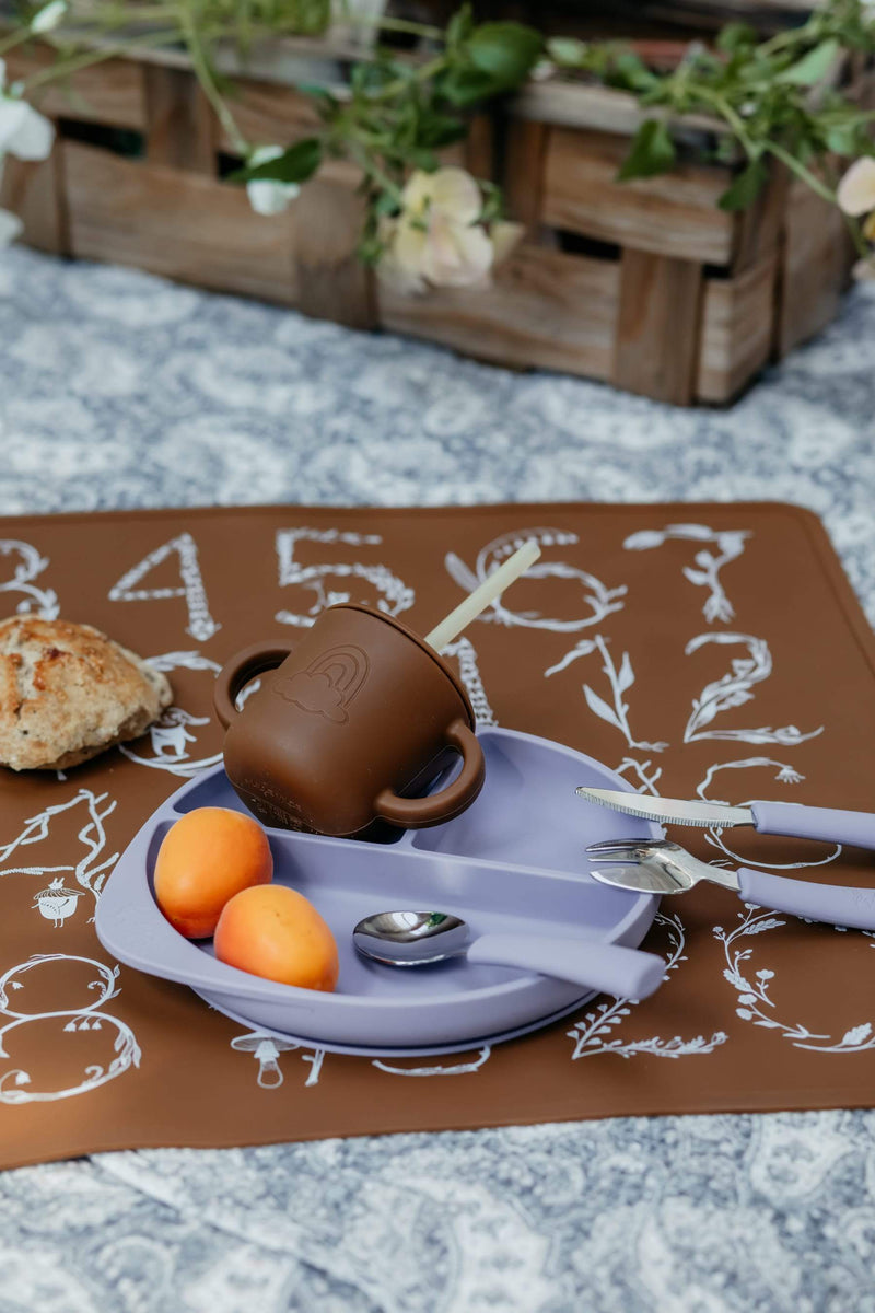 BY LILLE VILDE – BESTECK FÜR KLEINKINDER "LILAC" (3-TEILIG)