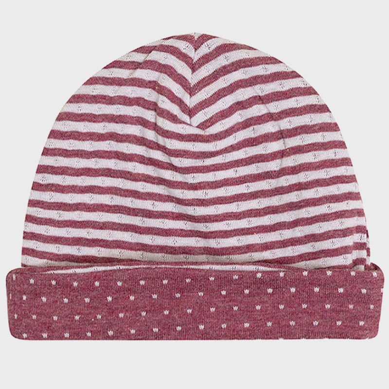 OrganicEra Organic Baby Hat, Bordeaux