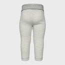 OrganicEra Organic Baby Leggings, Grey Striped