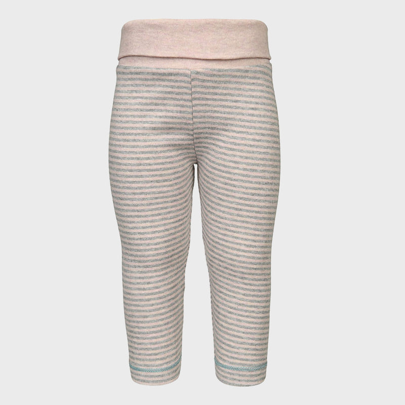 OrganicEra Organic Baby Leggings, Rose Striped