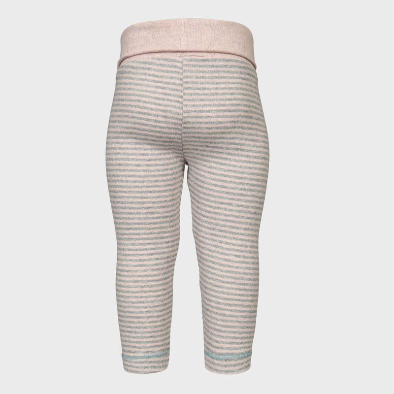 OrganicEra Organic Baby Leggings, Rose Striped