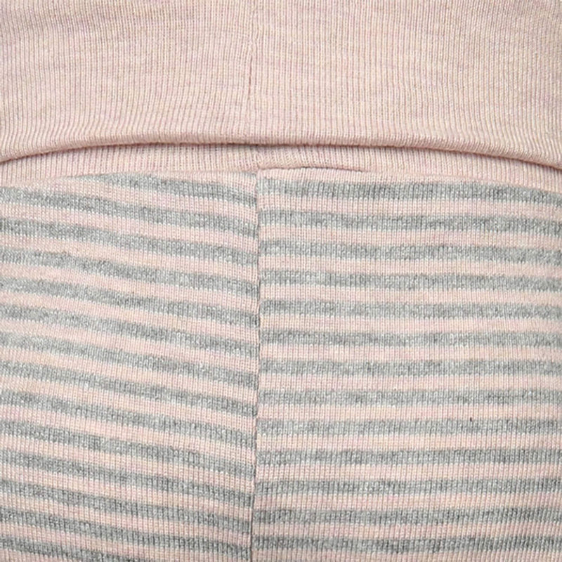 OrganicEra Organic Baby Leggings, Rose Striped