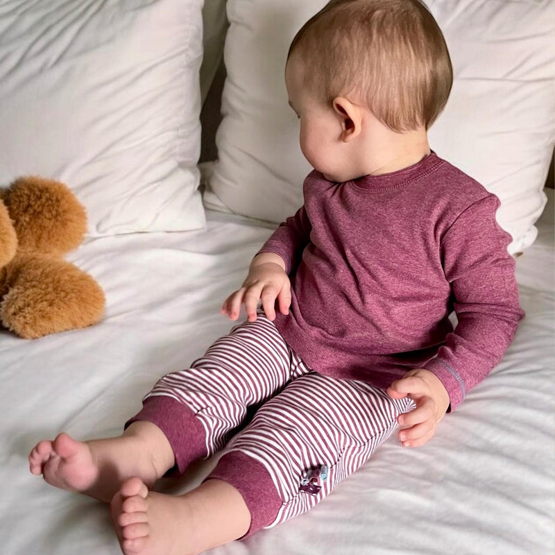 OrganicEra Organic Baby L/S Tshirt, Bordeaux