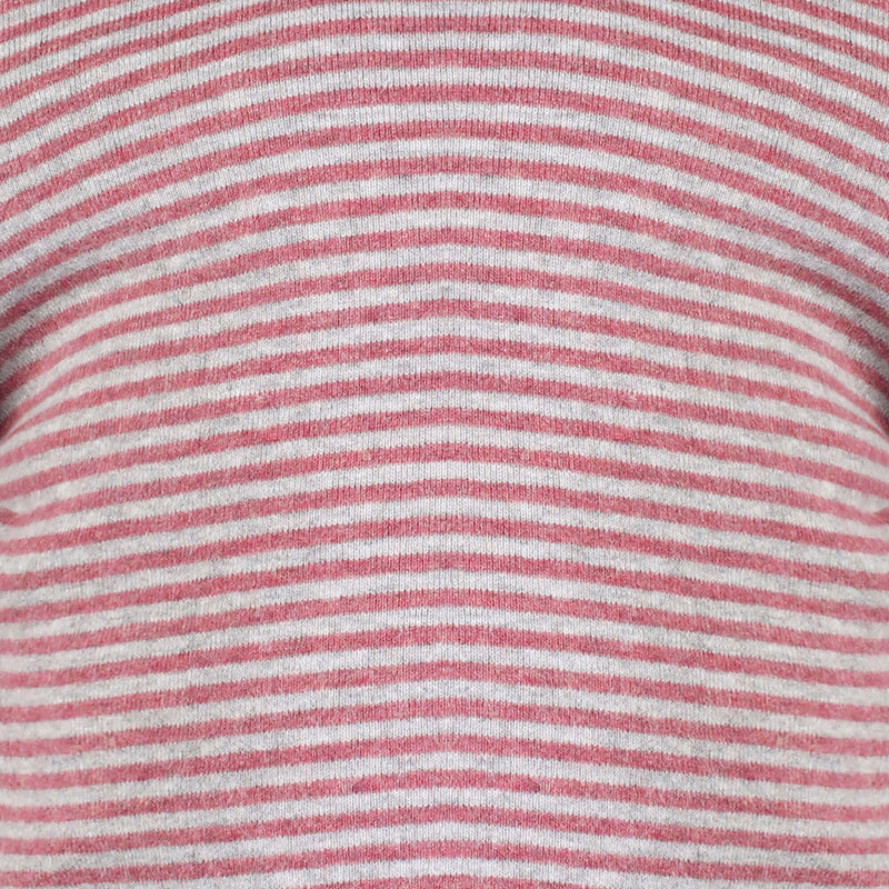 OrganicEra Organic Baby L/S Tshirt, Bordeaux Striped