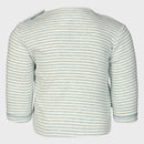 OrganicEra Organic Baby L/S Tshirt, Aqua Striped