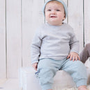 OrganicEra Organic Baby L/S Tshirt, Grey Striped