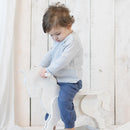 OrganicEra Organic Baby L/S Tshirt, Grey Striped