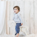 OrganicEra Organic Baby L/S Tshirt, Grey Striped