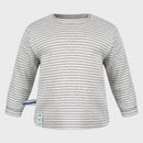 OrganicEra Organic Baby L/S Tshirt, Grey Striped