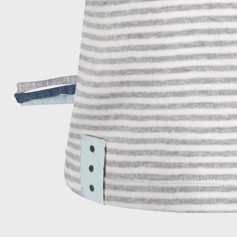 OrganicEra Organic Baby L/S Tshirt, Grey Striped